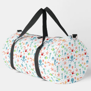 Sea World pattern Duffle Bag