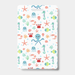 Sea World pattern ID Badge