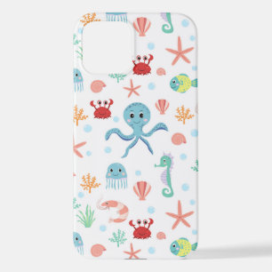 Sea World pattern iPhone 12 Case
