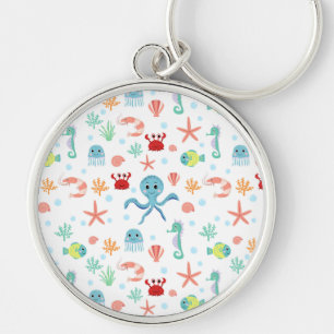 Sea World pattern Key Ring