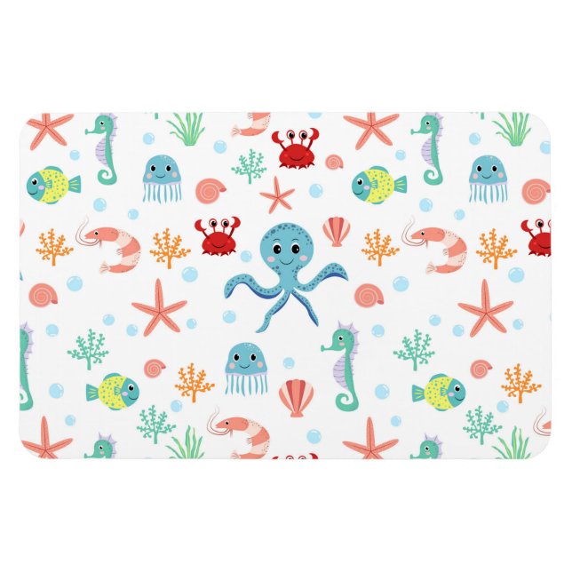 Sea World pattern Magnet (Horizontal)