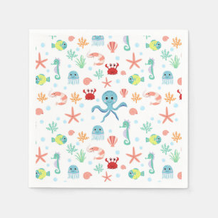 Sea World pattern Napkin