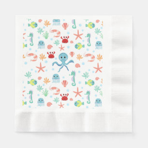 Sea World pattern Napkin
