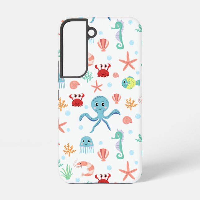 Sea World pattern Samsung Galaxy S22 Case (Back)