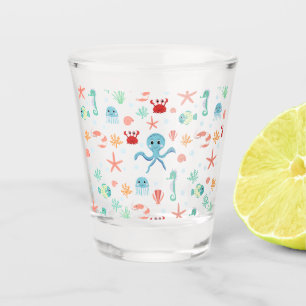 Sea World pattern Shot Glass