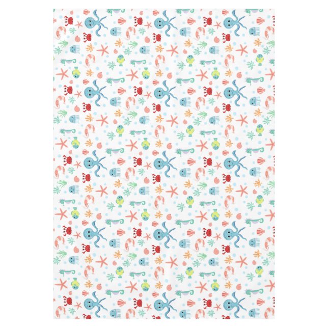 Sea World pattern Tablecloth (Front)