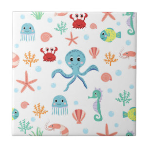 Sea World pattern Tile