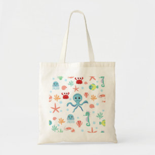 Sea World pattern Tote Bag