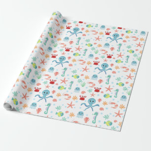 Sea World pattern Wrapping Paper