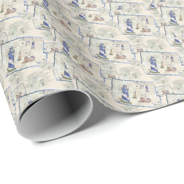 sea  wrapping paper (Roll Corner)