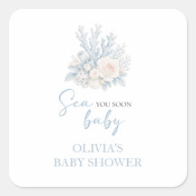 Sea you soon baby Coastal beach Baby Shower