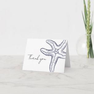 Sea You Soon Baby Shower Blank Thank You Card