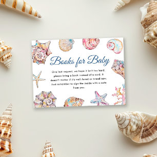 Sea You Soon Baby Shower Books for baby Enclosure Card