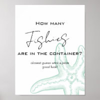 Sea You Soon Baby Shower Guessing Game