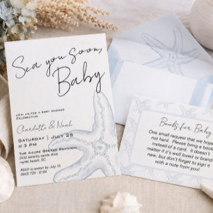 Sea You Soon Baby Shower Invitation