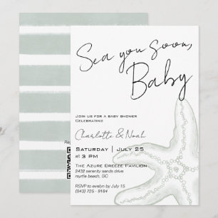 Sea You Soon Baby Shower Invitation
