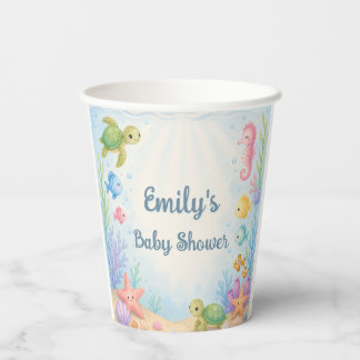 Sea You Soon Baby Shower Paper Cups
