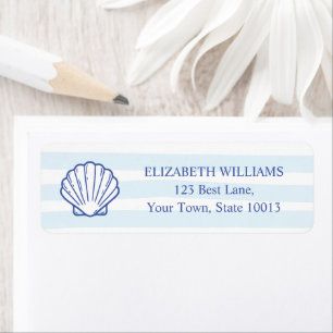 Sea You Soon Baby Shower Return Address
