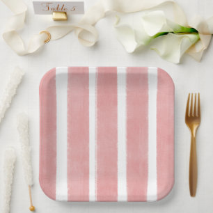 Sea You Soon Baby Shower Striped Paper Plate