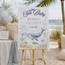 Sea You Soon Baby Shower Welcome Sign