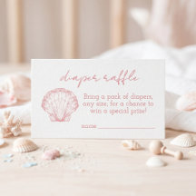 Sea You Soon Diaper Raffle Insert Card
