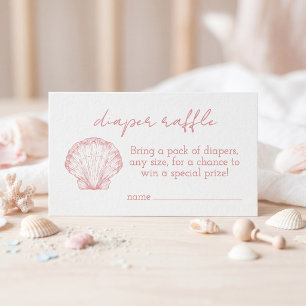 Sea You Soon Diaper Raffle Insert Card