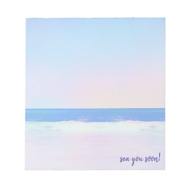 sea you soon - notepad (Front)