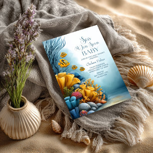Sea You Soon Ocean Baby Shower Invitation