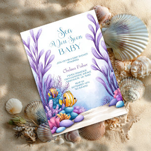 Sea You Soon Ocean Baby Shower Invitation