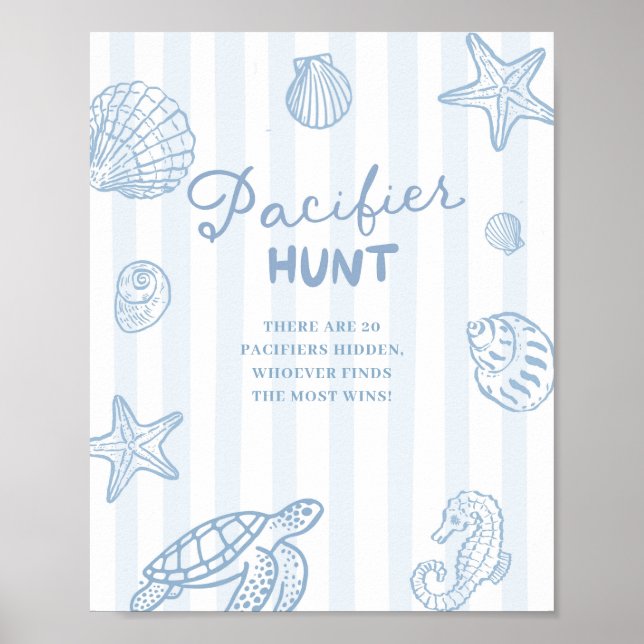 Sea You Soon Pacifier Hunt Poster (Front)