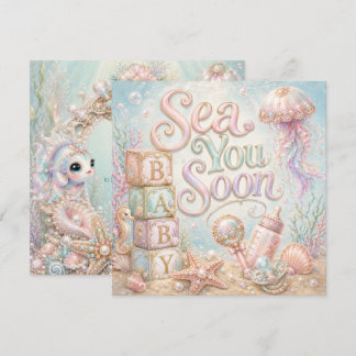 Sea You Soon Pastel Under the Sea Baby Shower