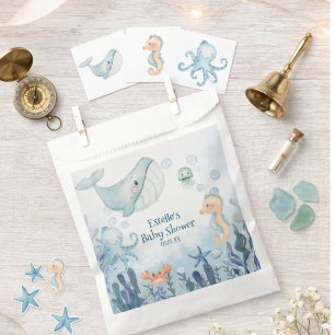 Sea You Soon Seahorse Crab Starfish Baby Shower Favour Bags