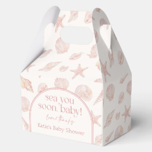 Sea you soon seashells Baby Shower Favour Boxes