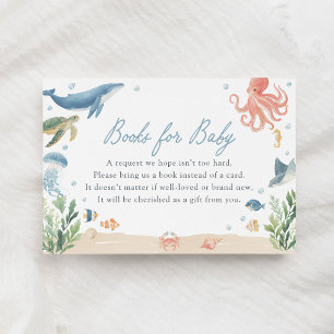 Sea You Soon Under the Sea Books for Baby Enclosure Card