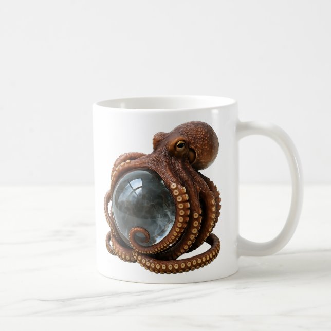 Seabed octopus coffee mug (Right)