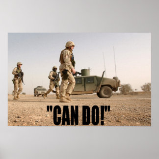 Seabees Can Do Poster