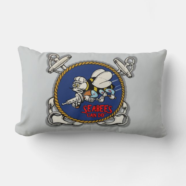 SEABEES LUMBAR CUSHION (Front)