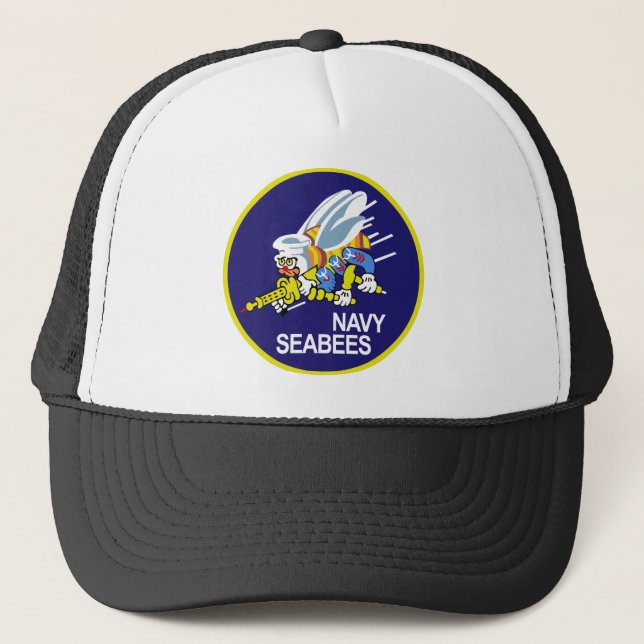 Seabees NAVY Trucker Hat (Front)