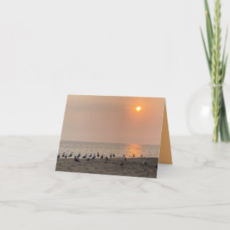 Seabird Gathering Card