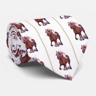 Seabiscuit Defeats War Admiral in Race Neck Tie