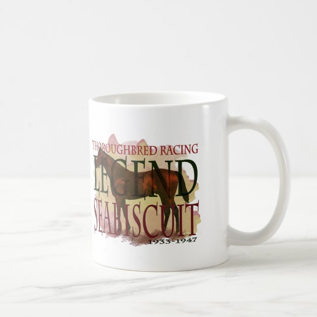 Seabiscuit - Thoroughbred Racing Legend Coffee Mug (Right)