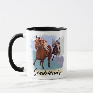 “Seabiscuit” vs War Admiral - Personalise Your Mug