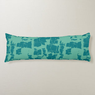 Seabolt Blue Abstract  Body Cushion