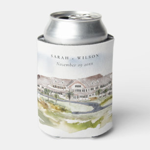 Seabrook Island Club South Carolina Wedding Can Cooler