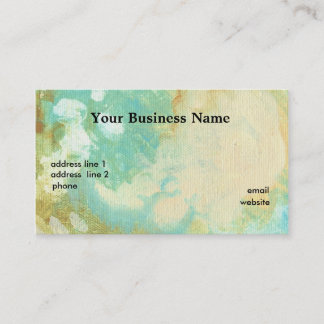 Seaclouds Textured Business Card Template