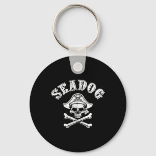 Seadog Pirate Boating Sailing Yachting Cruise Men Key Ring