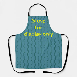 Seafoam Blue Trellis  Apron