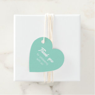 Seafoam Bride Squad Thank You Favour Tags