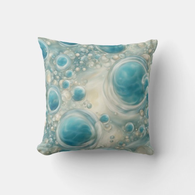 Seafoam Bubbles  Cushion (Front)