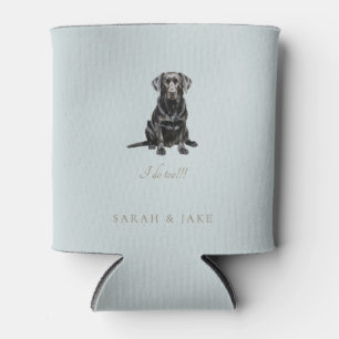 Seafoam Custom Pet Wedding Napkins  Can Cooler